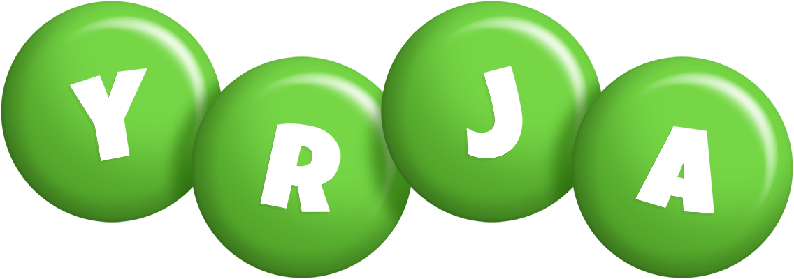 Yrja candy-green logo