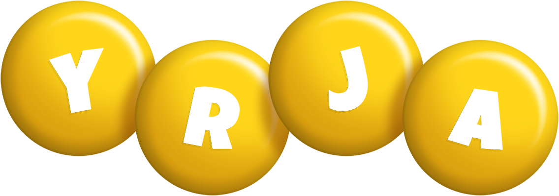 Yrja candy-yellow logo