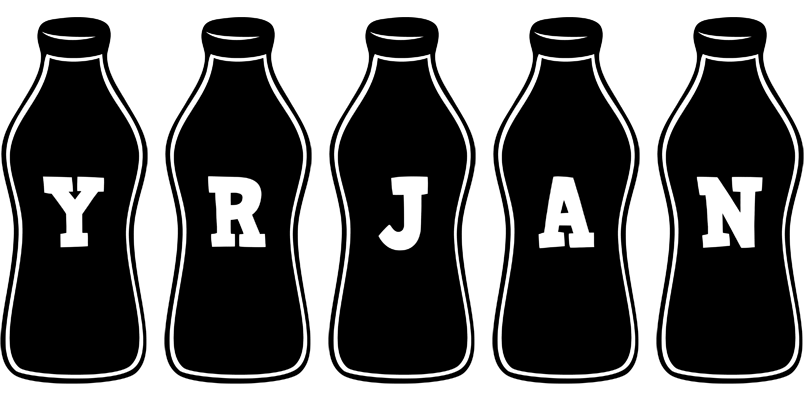 Yrjan bottle logo