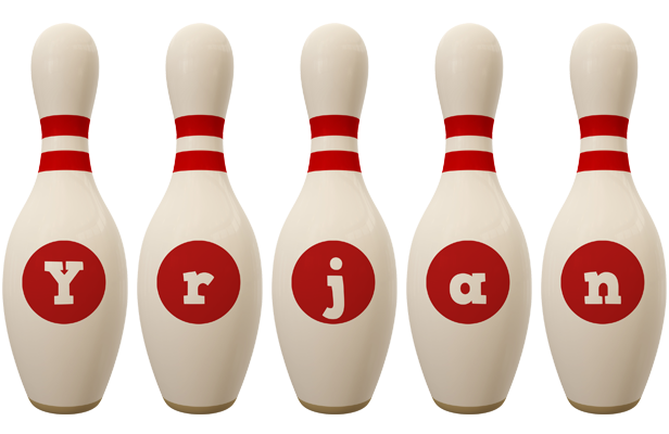 Yrjan bowling-pin logo