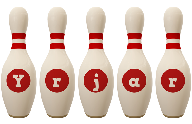 Yrjar bowling-pin logo