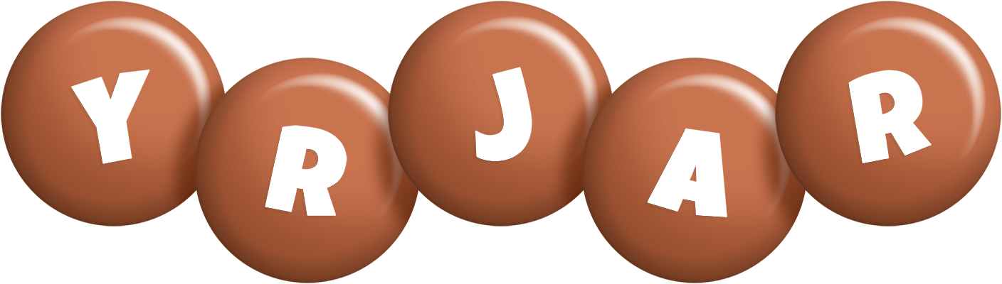 Yrjar candy-brown logo