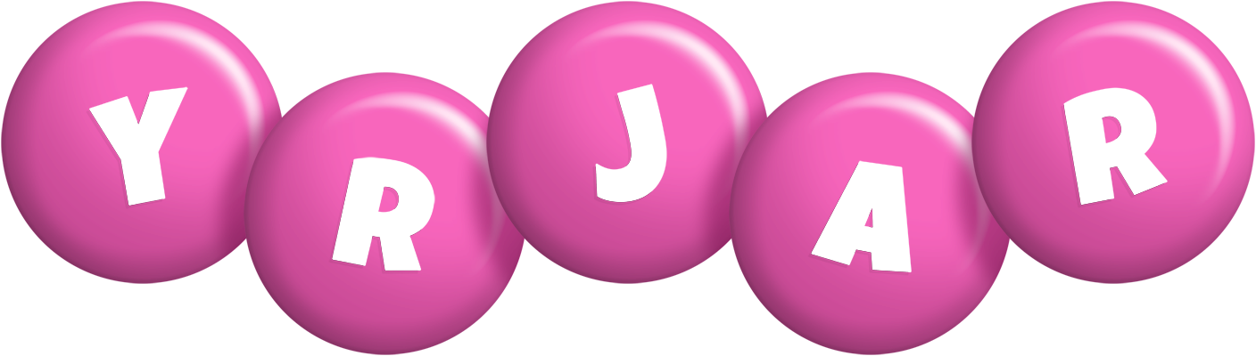 Yrjar candy-pink logo
