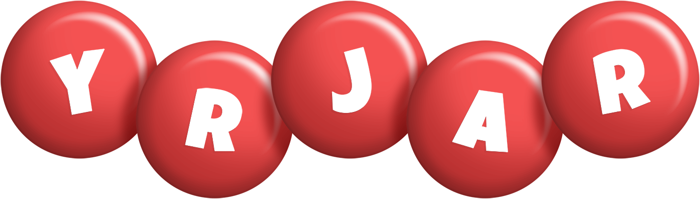 Yrjar candy-red logo