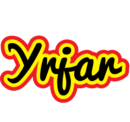 Yrjar flaming logo