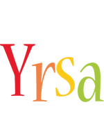 Yrsa birthday logo