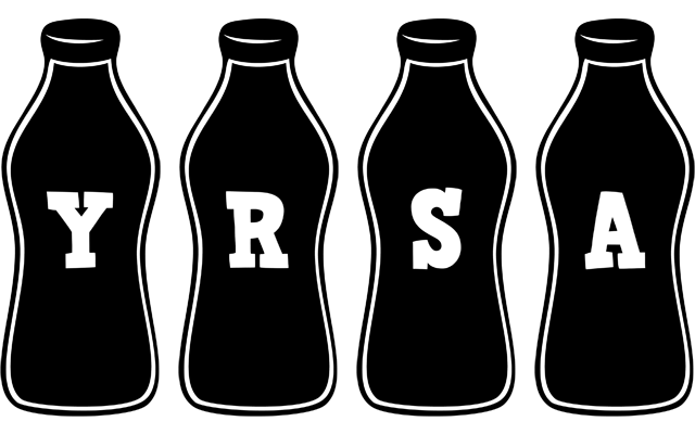 Yrsa bottle logo