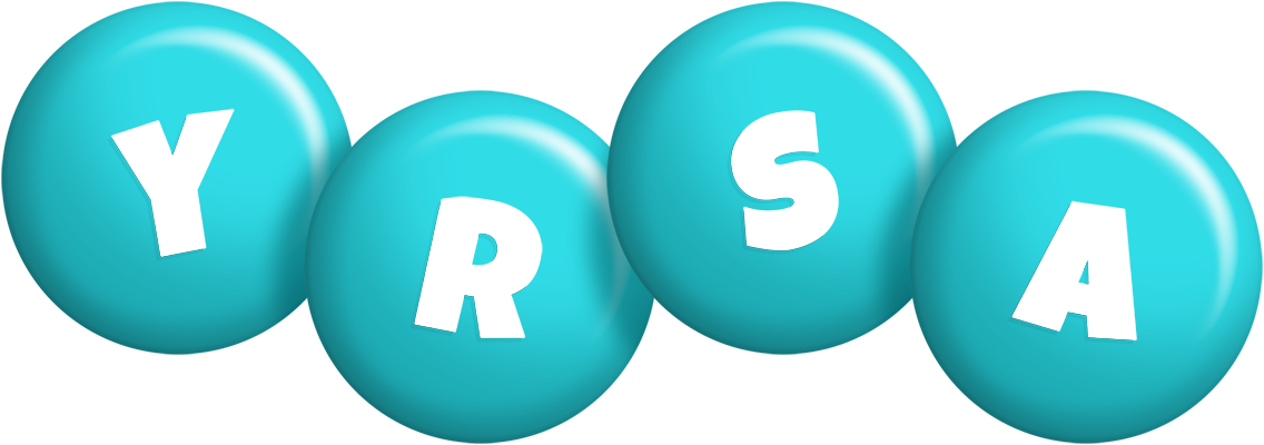 Yrsa candy-azur logo