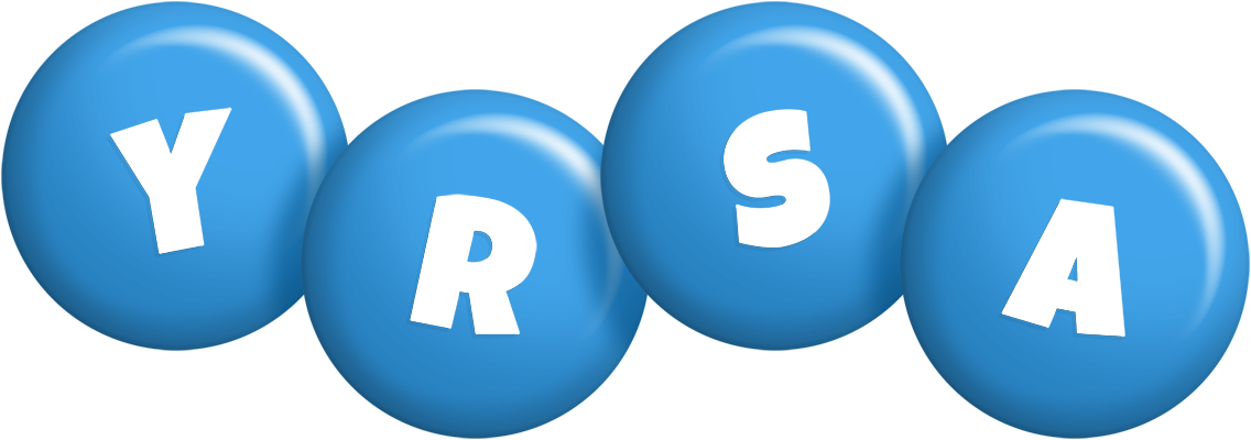 Yrsa candy-blue logo