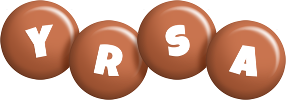 Yrsa candy-brown logo