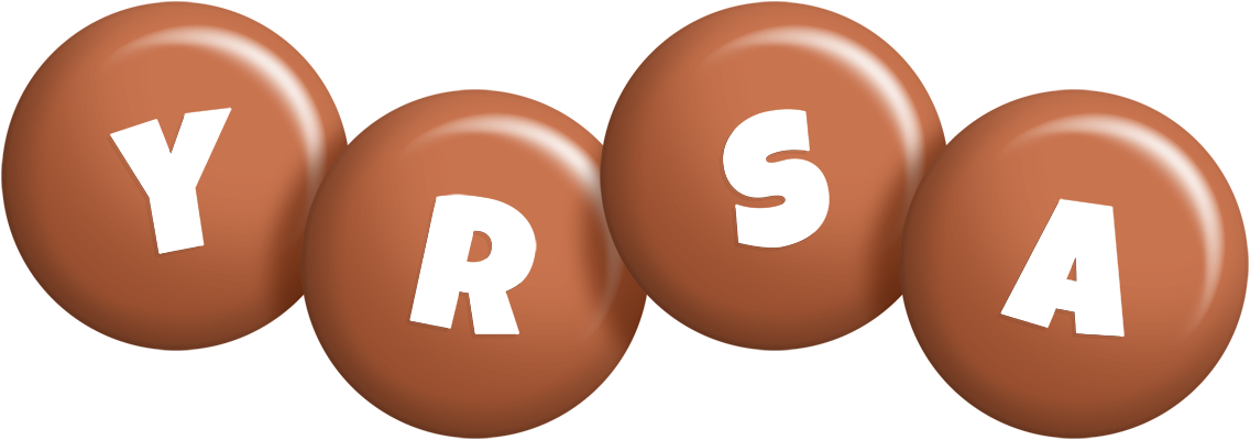 Yrsa candy-brown logo