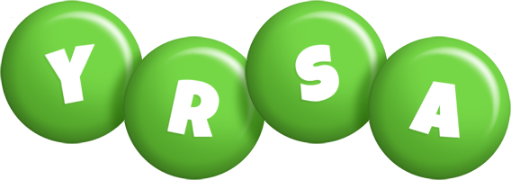 Yrsa candy-green logo