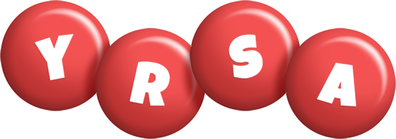 Yrsa candy-red logo