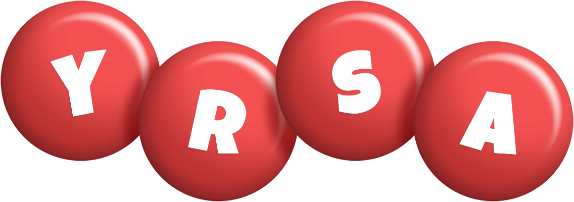 Yrsa candy-red logo