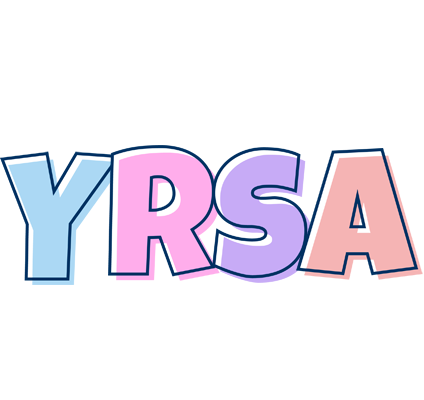 Yrsa pastel logo