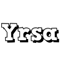 Yrsa snowing logo