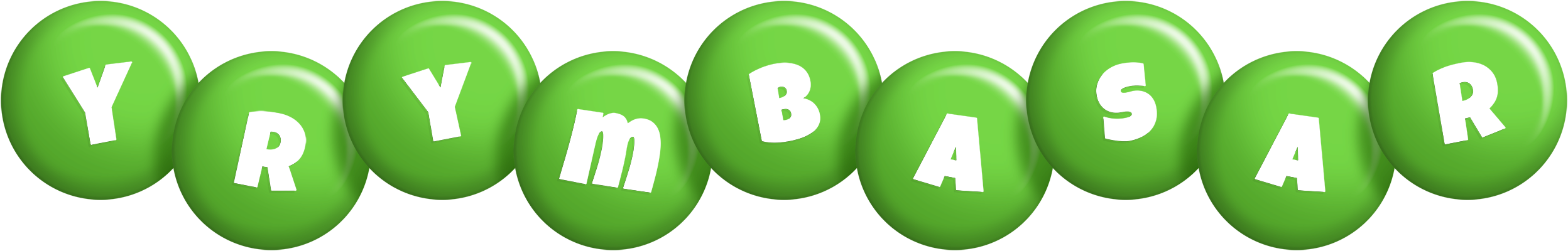 Yrymbasar candy-green logo