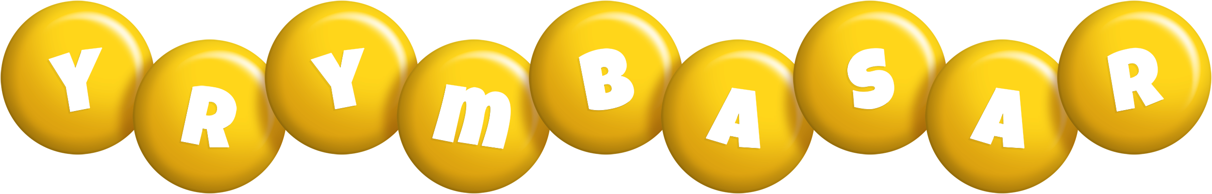 Yrymbasar candy-yellow logo