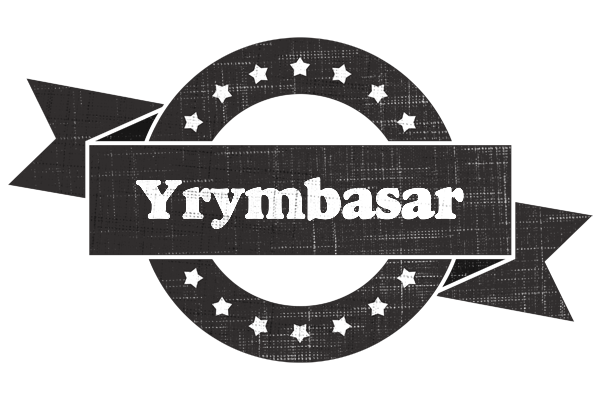 Yrymbasar grunge logo