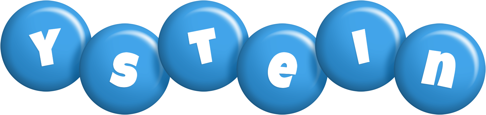 Ystein candy-blue logo
