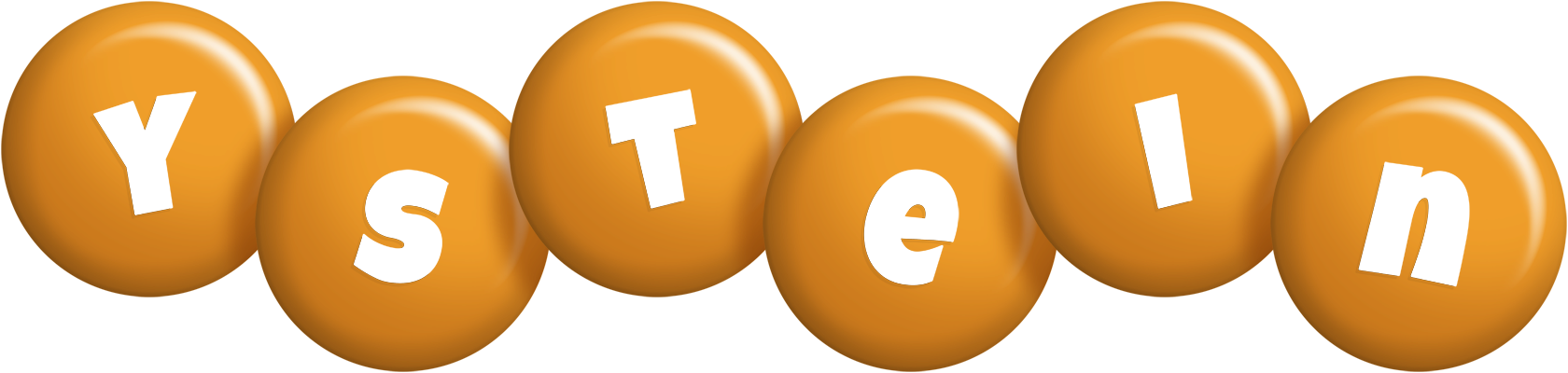 Ystein candy-orange logo