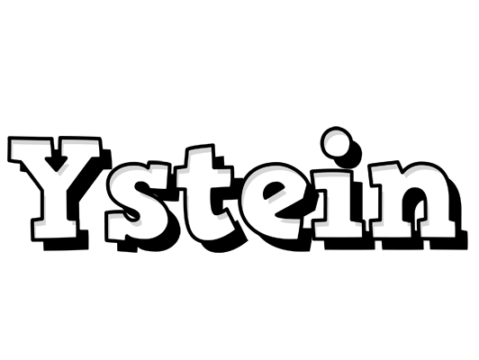Ystein snowing logo