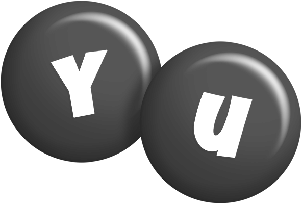 Yu candy-black logo