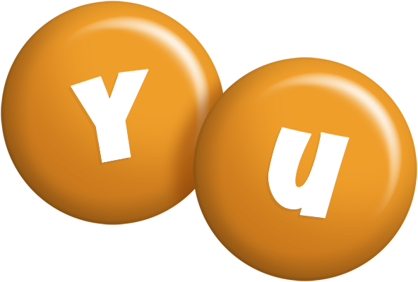 Yu candy-orange logo