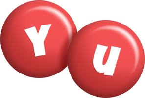 Yu candy-red logo