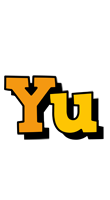 Yu cartoon logo