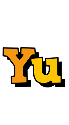 Yu cartoon logo