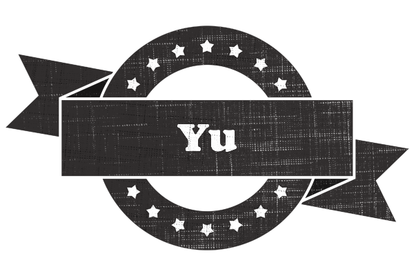 Yu grunge logo