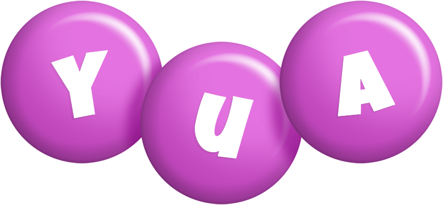 Yua candy-purple logo