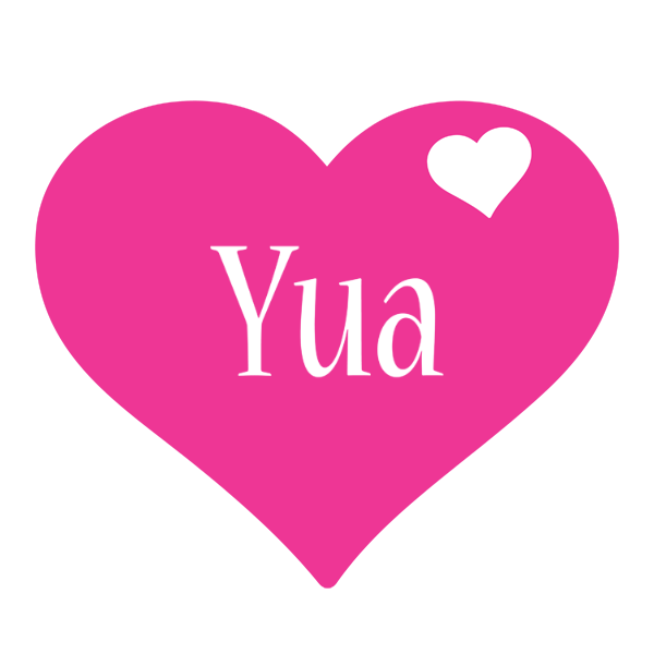 Yua love-heart logo