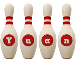 Yuan bowling-pin logo