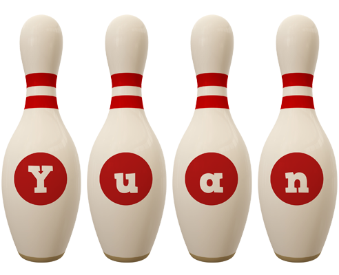 Yuan bowling-pin logo