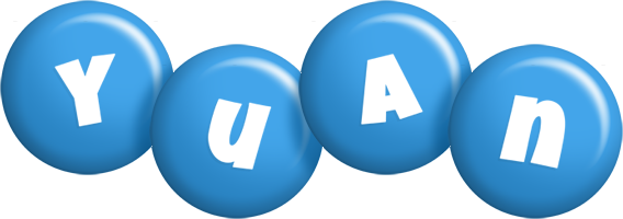 Yuan candy-blue logo