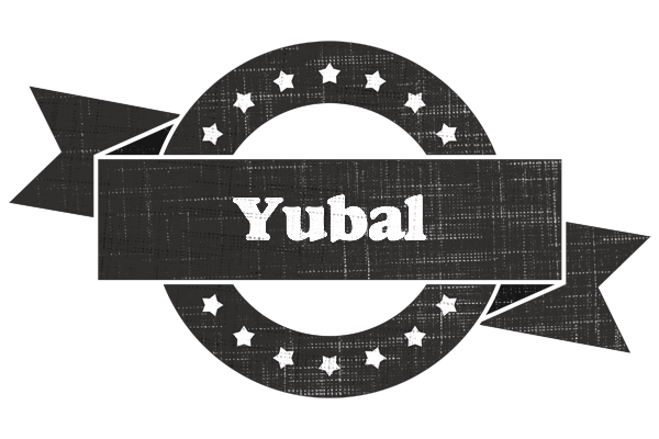 Yubal grunge logo
