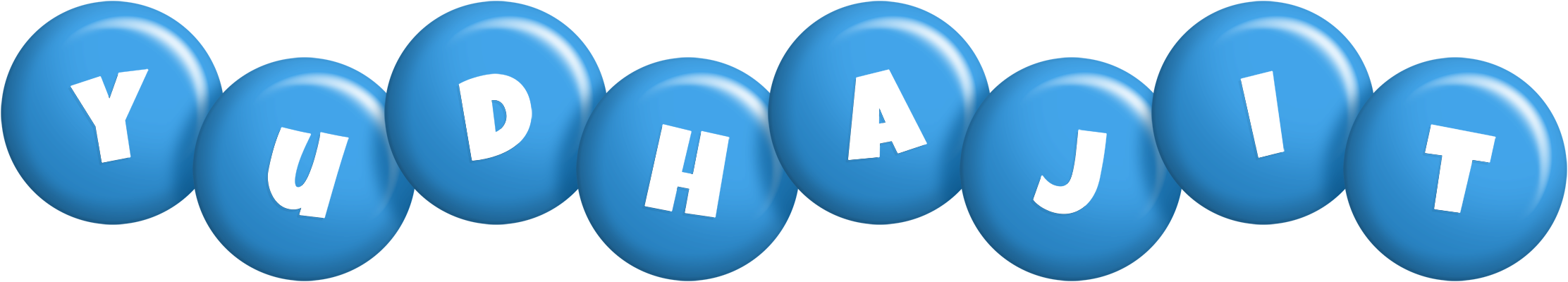 Yudhajit candy-blue logo