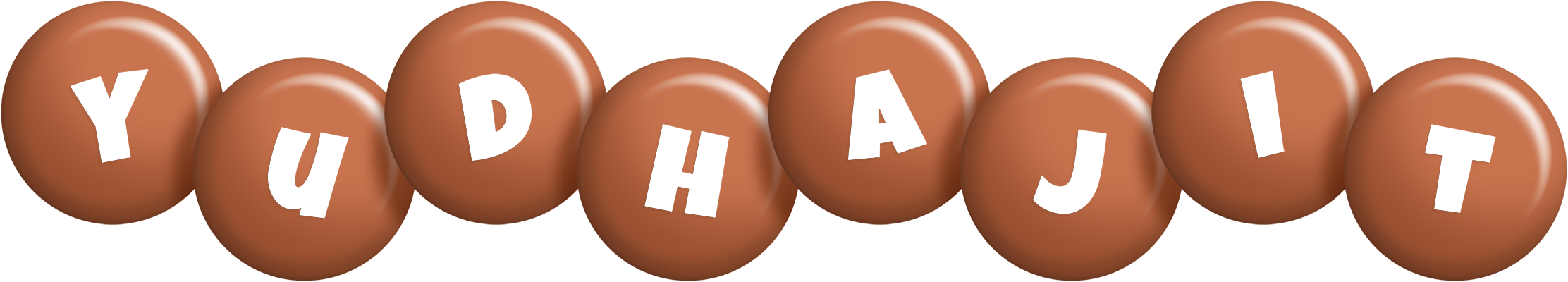 Yudhajit candy-brown logo