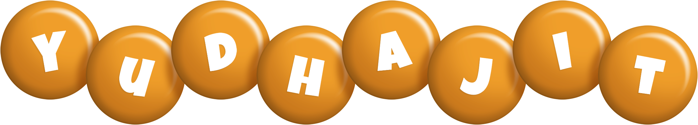 Yudhajit candy-orange logo