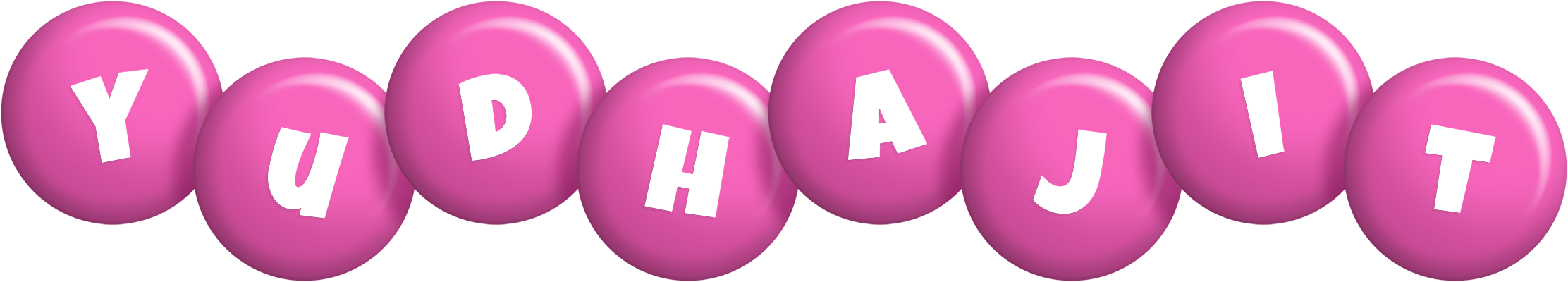 Yudhajit candy-pink logo