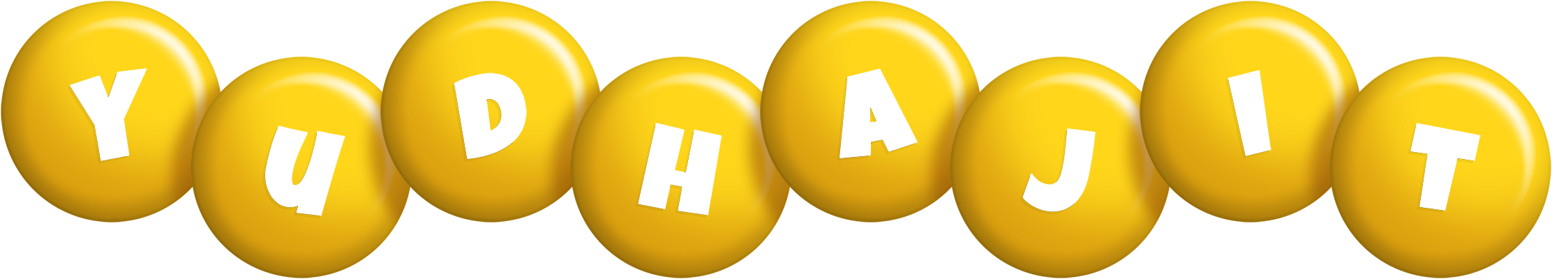 Yudhajit candy-yellow logo