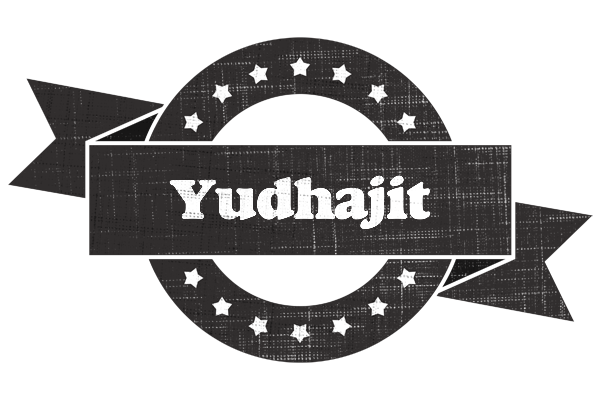 Yudhajit grunge logo