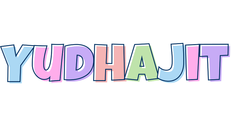 Yudhajit pastel logo