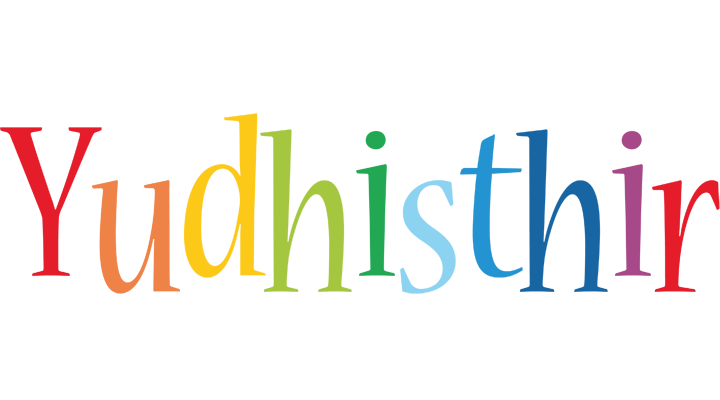 Yudhisthir birthday logo