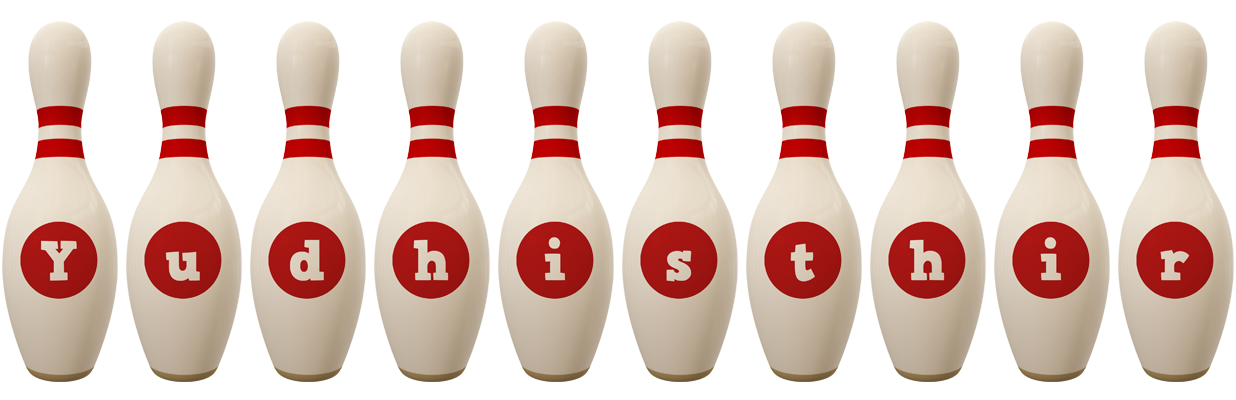 Yudhisthir bowling-pin logo