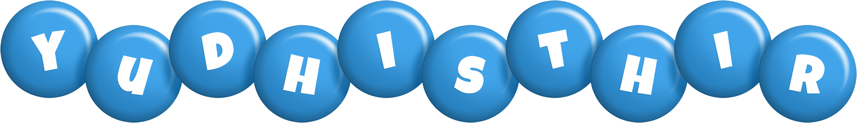 Yudhisthir candy-blue logo
