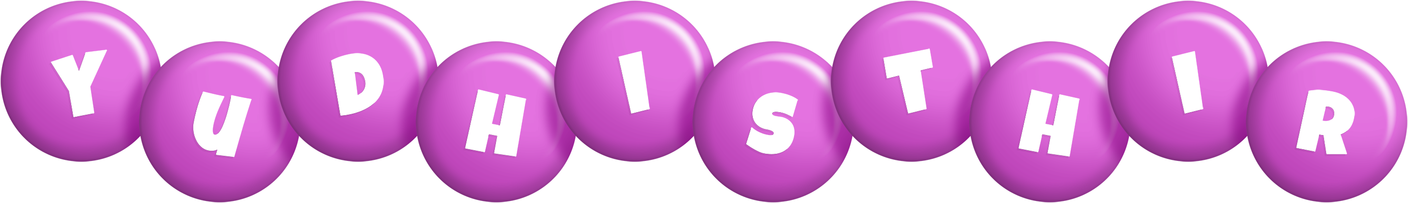 Yudhisthir candy-purple logo