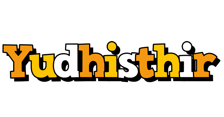 Yudhisthir cartoon logo